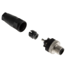 Conetor Macho M12 5 pinos para câmara Fendt