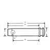 Cavilha 3º Ponto16x112mm CAT. 0